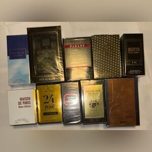 Assorted Fragrance Collection (Inspired buy) Men’s Colognes Lot of (10)